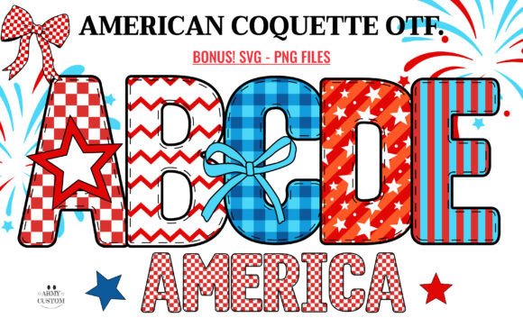 American Coquette: Typography That Echoes Patriotism