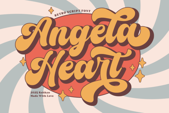 Angela Heart: A Font That Breathes Vintage Soul into Modern Design