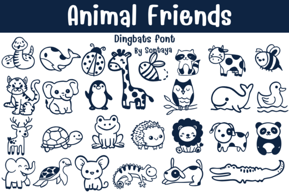 Animal Friends: A Typeface That Brings Personality to Your Projects