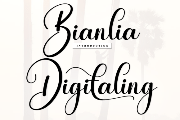 Bianlia Digitaling: The Handwritten Font with Timeless Charm