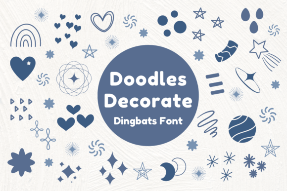 Doodles Decorate: A Festive Font for Creative Projects