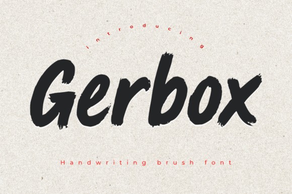 Gerbox: The Brush Font That Balances Boldness and Nuance