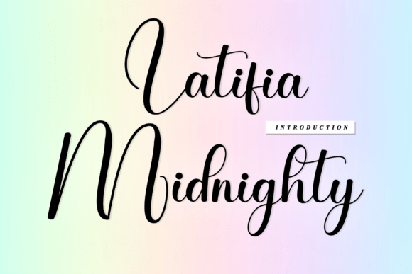 Latifia Midnighty: A Handwritten Font for Authentic Branding