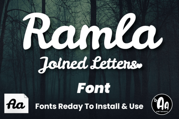 Ramla: The Connected Script Font for Modern Branding