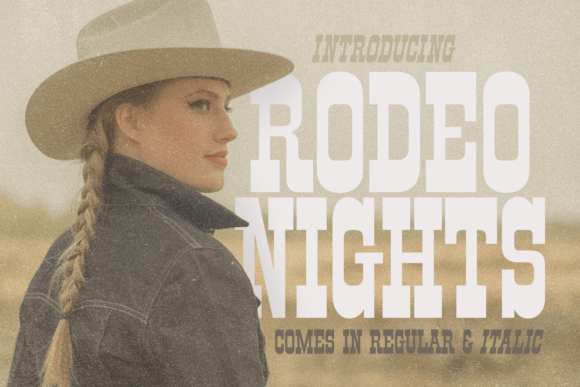 Rodeo Nights: A Slab Serif with a Bold Western Spirit