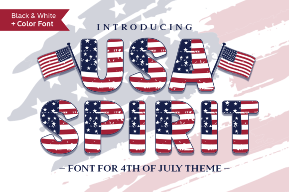 USA Spirit: A Bold, Patriotic Font for Creative Projects