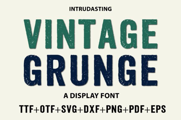 Vintage Grunge: Textured Charm for Modern Branding